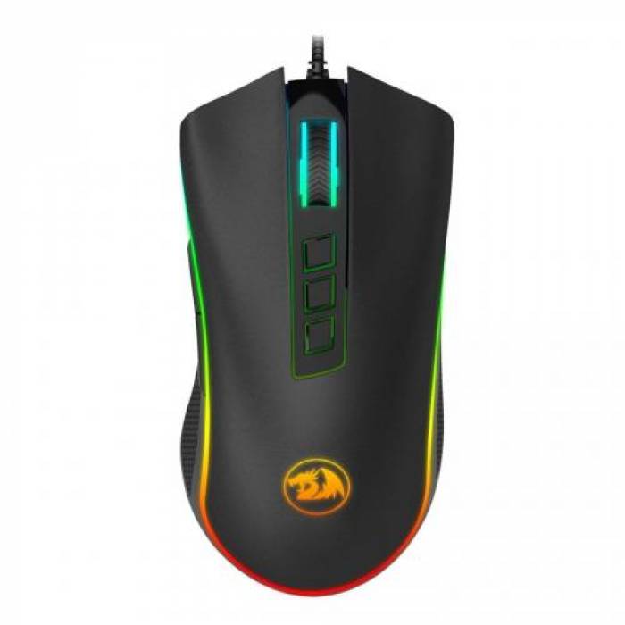 Mouse Optic Redragon Cobra, RGB, USB, Black