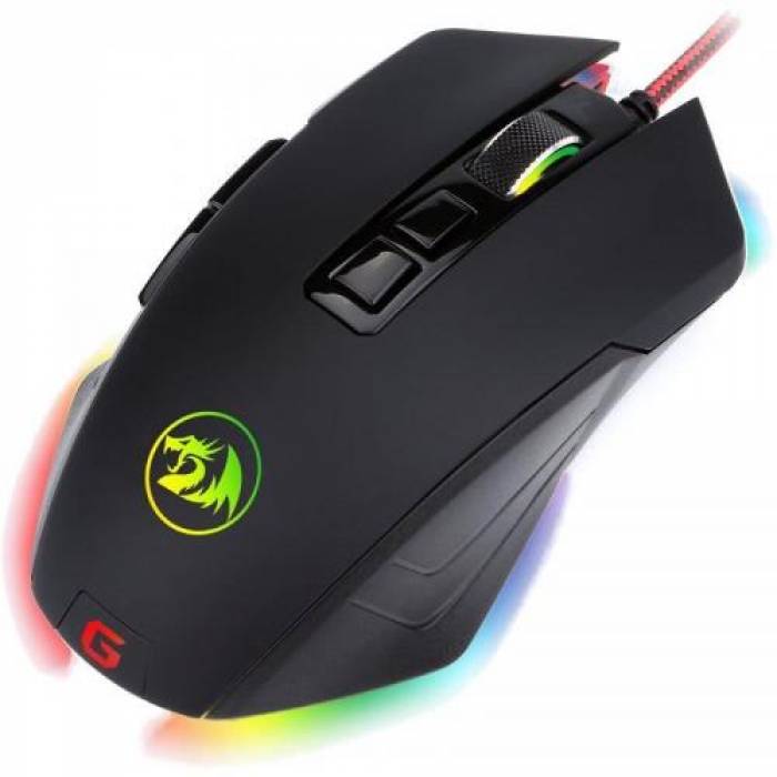 Mouse Optic Redragon Dagger 2, RGB LED, USB, Black