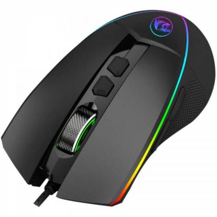 Mouse Optic Redragon Emperor, RGB, USB, Black