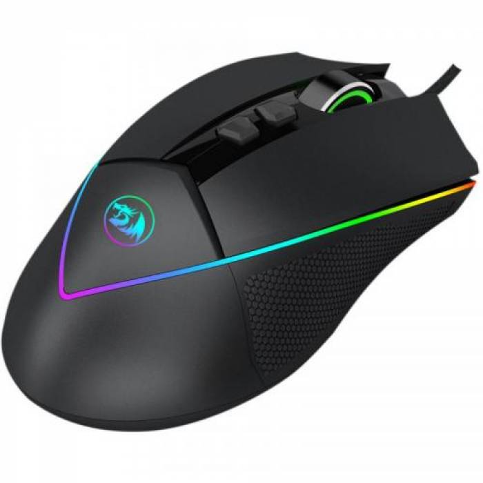 Mouse Optic Redragon Emperor, RGB, USB, Black