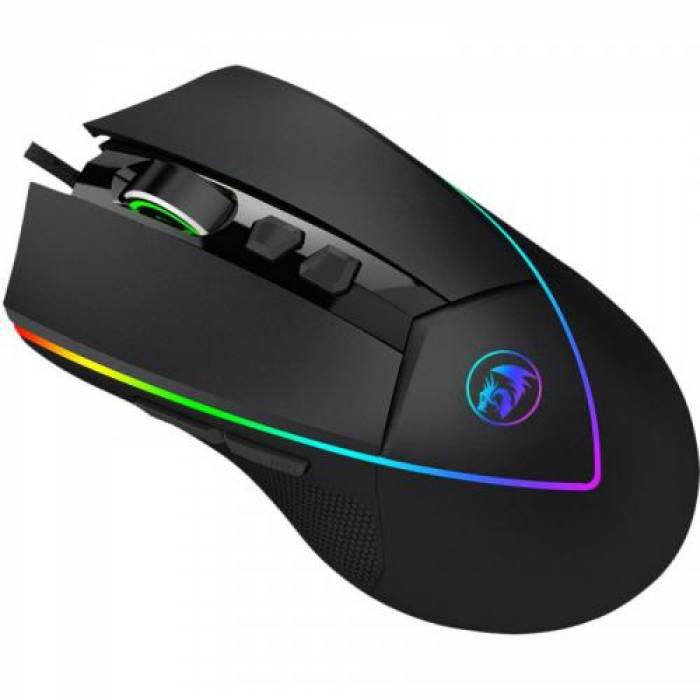 Mouse Optic Redragon Emperor, RGB, USB, Black