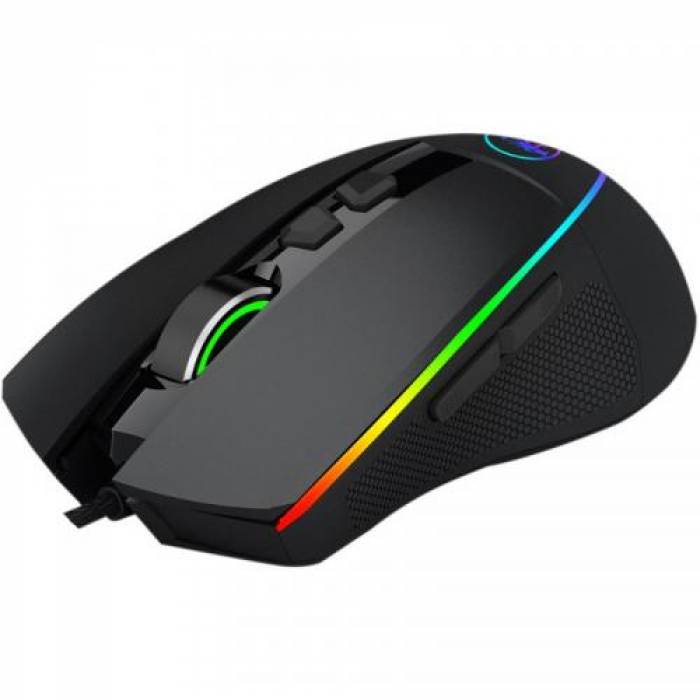 Mouse Optic Redragon Emperor, RGB, USB, Black