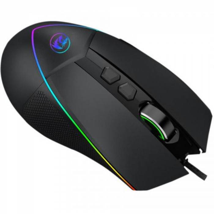 Mouse Optic Redragon Emperor, RGB, USB, Black