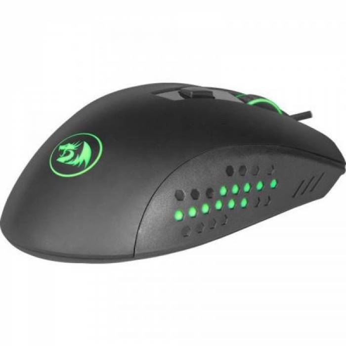 Mouse Optic Redragon Gainer, RGB LED, USB, Black