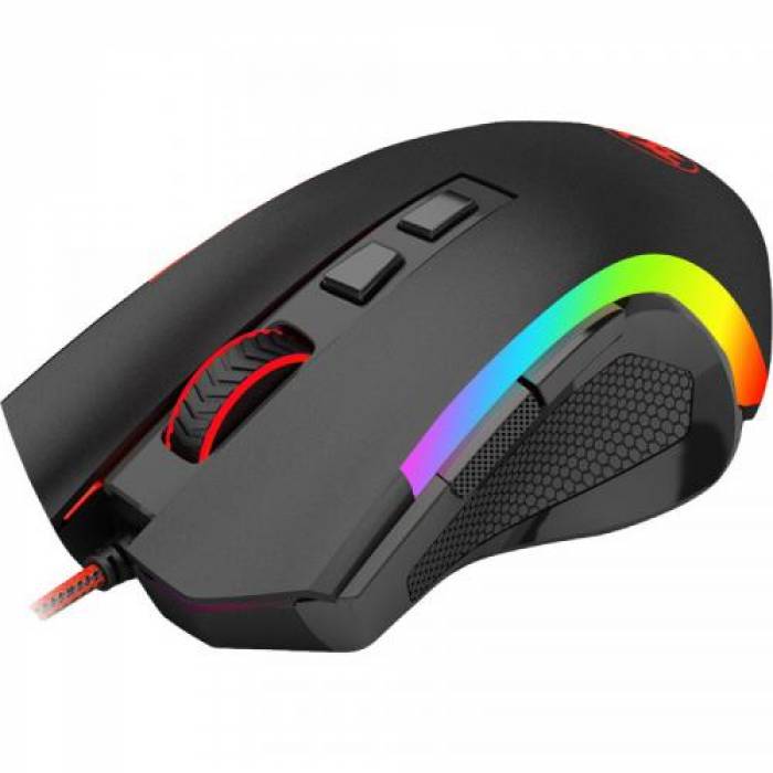 Mouse Optic Redragon Griffin, RGB LED, USB, Black