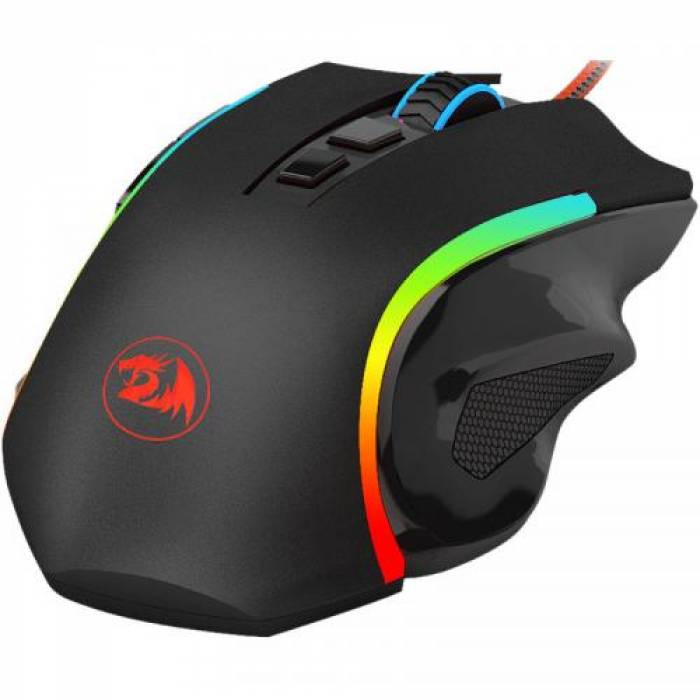 Mouse Optic Redragon Griffin, RGB LED, USB, Black