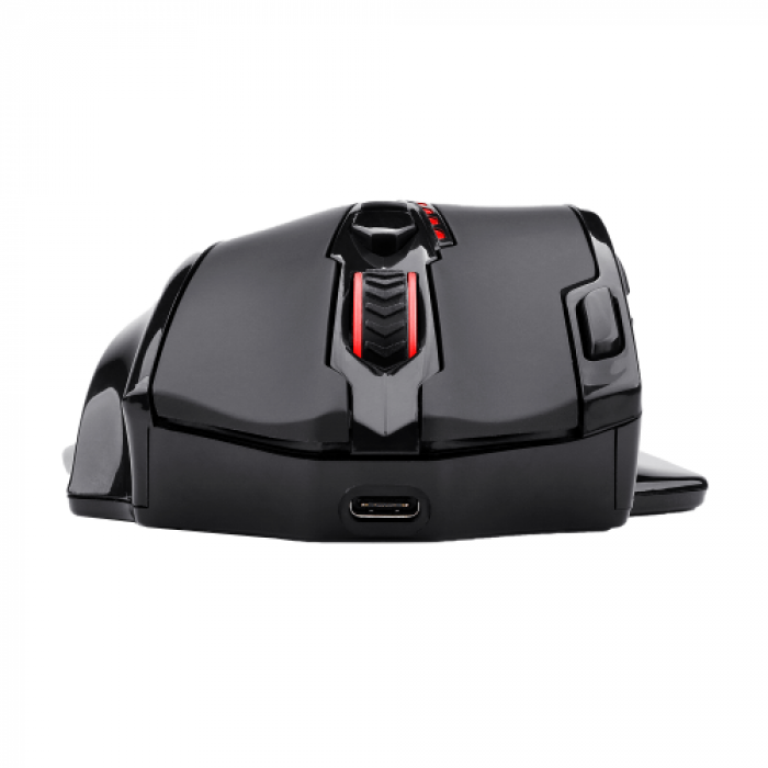 Mouse Optic Redragon Impact Elite RGB, USB Wireless, Black