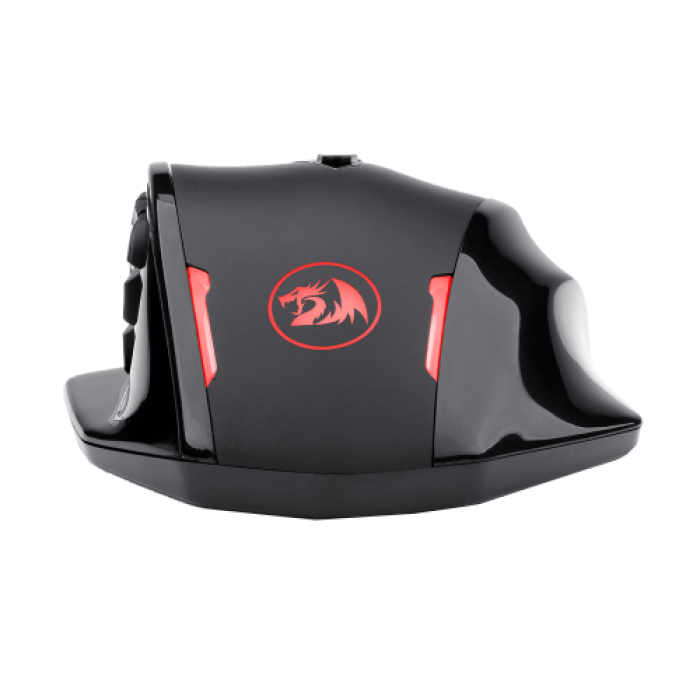 Mouse Optic Redragon Impact Elite RGB, USB Wireless, Black