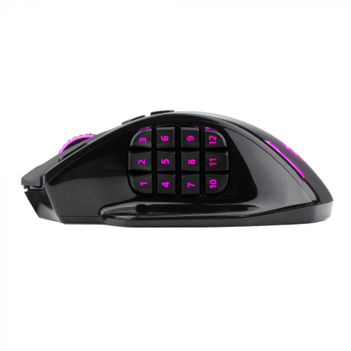 Mouse Optic Redragon Impact Elite RGB, USB Wireless, Black