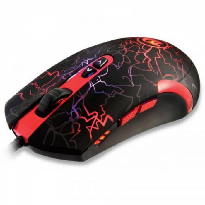 Mouse Optic Redragon Lavawolf 2, RGB LED, USB, Black