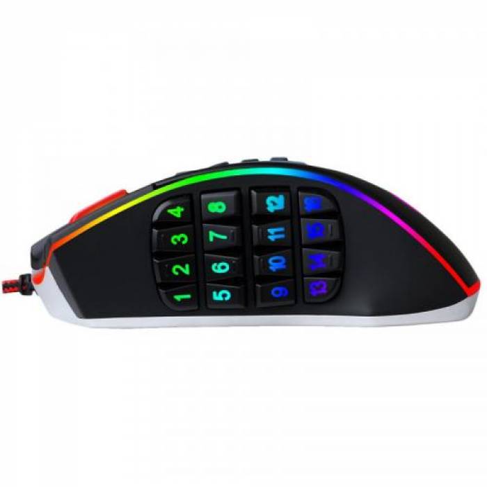 Mouse Optic Redragon Legend Chroma, RGB LED, USB, Black