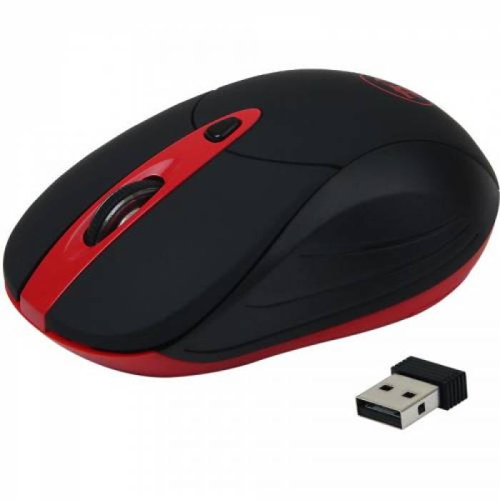 Mouse Optic Redragon M613, USB Wireless, Black-Red