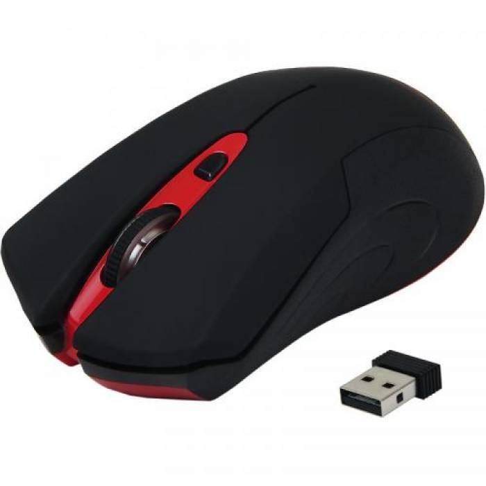 Mouse Optic Redragon M621, USB Wireless, Black-Red