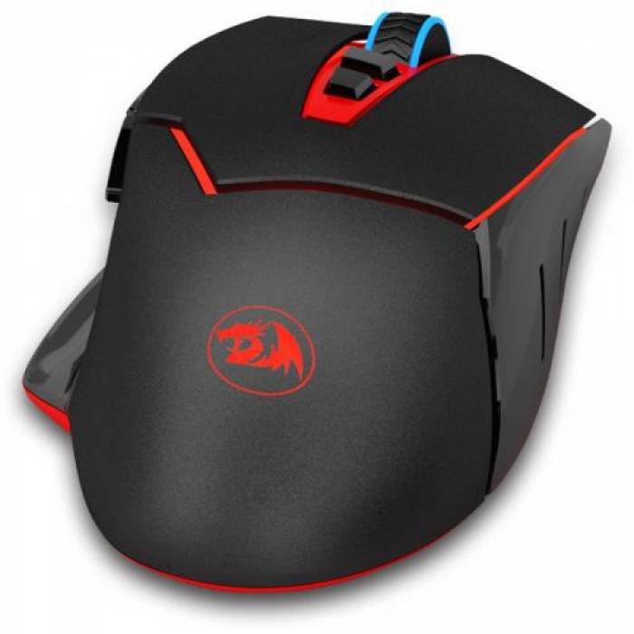 Mouse Optic Redragon Mirage, Red LED, USB Wireless, Black-Red