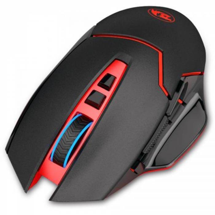 Mouse Optic Redragon Mirage, Red LED, USB Wireless, Black-Red