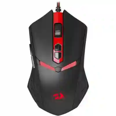 Mouse Optic Redragon Nemeanlion2, RGB LED, USB, Black-Red