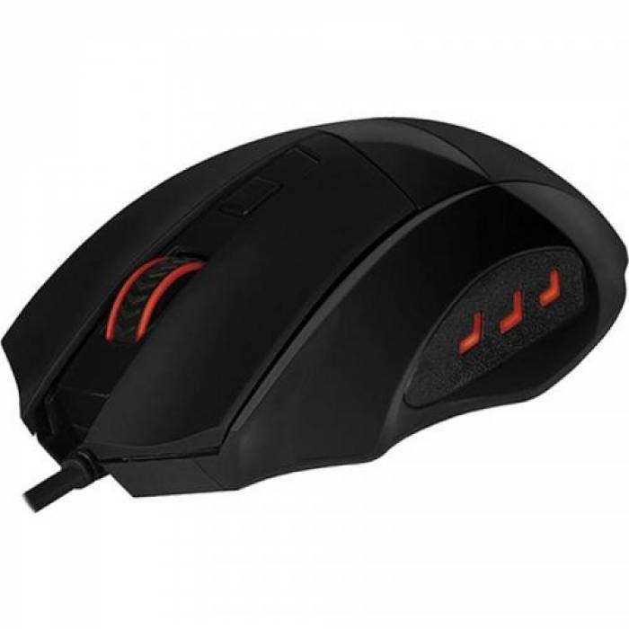 Mouse Optic Redragon Phaser, RGB LED, USB, Black