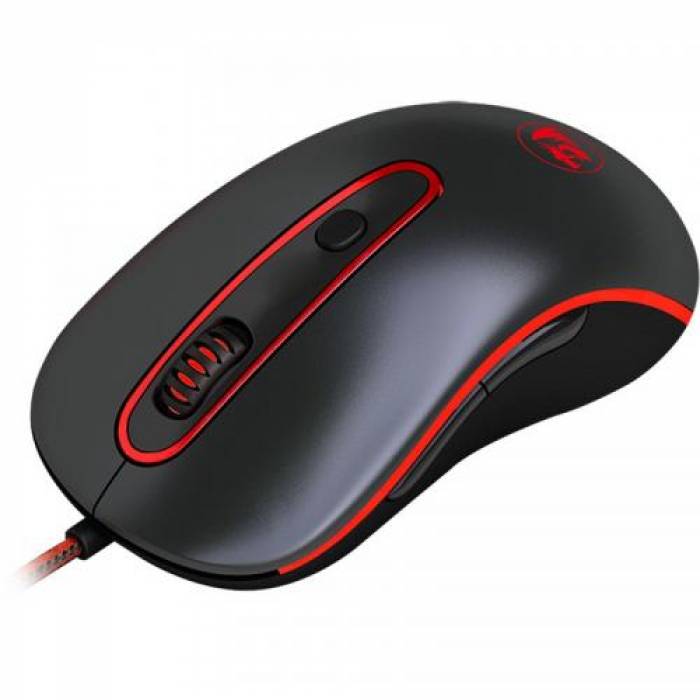 Mouse Optic Redragon Phoenix2, RGB LED, USB, Black-Red