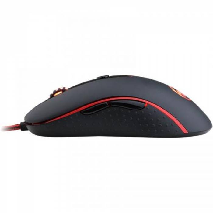 Mouse Optic Redragon Phoenix2, RGB LED, USB, Black-Red