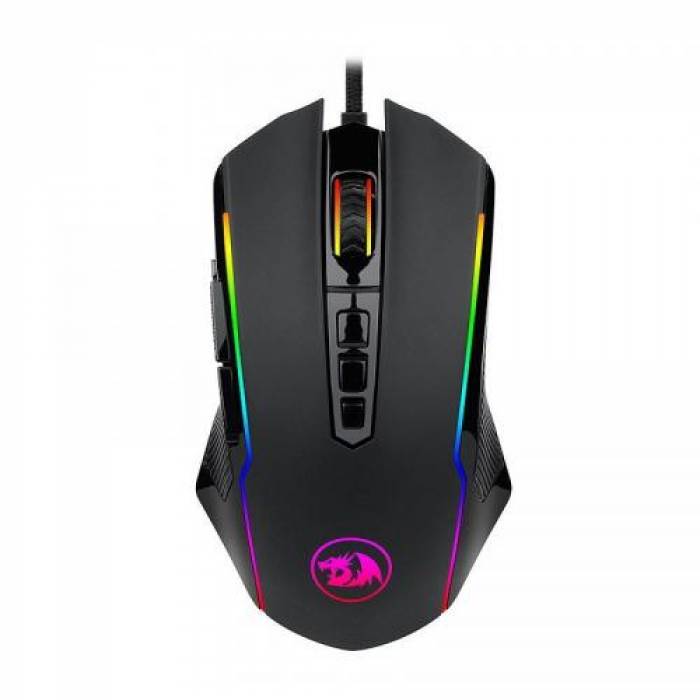 Mouse Optic Redragon Ranger RGB LED, USB, Black