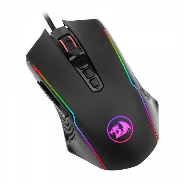 Mouse Optic Redragon Ranger RGB LED, USB, Black