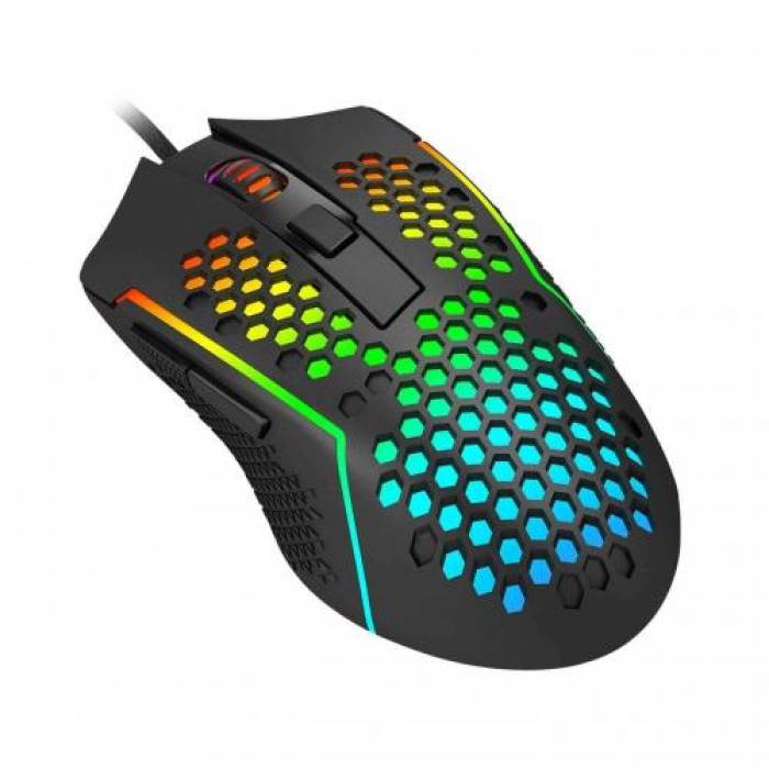 Mouse Optic Redragon Reaping Elite RGB, USB, Black