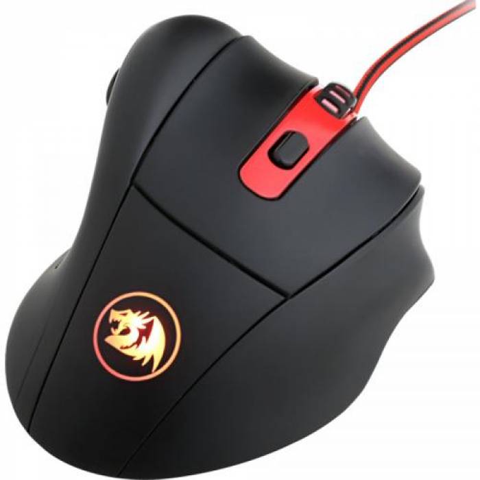 Mouse optic Redragon Smilodon, USB, Black/Red