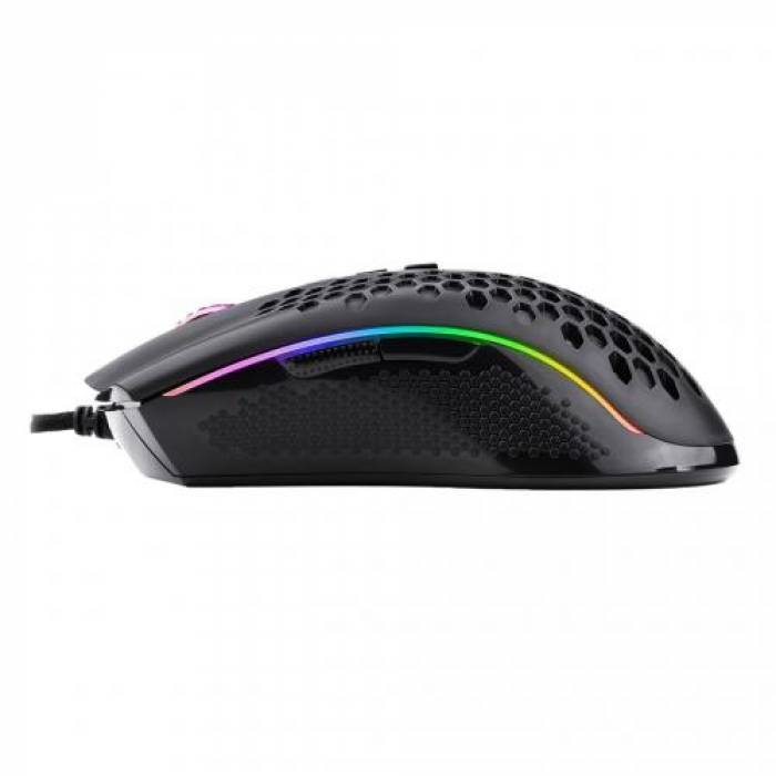 Mouse Optic Redragon Storm, RGB LED, USB, Black