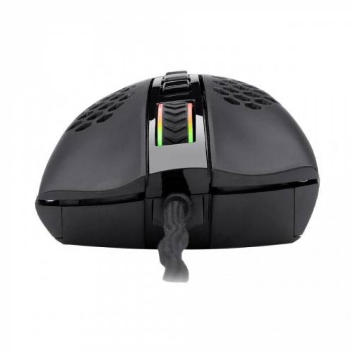 Mouse Optic Redragon Storm, RGB LED, USB, Black