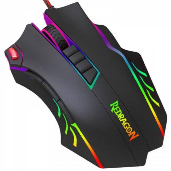 Mouse Optic Redragon TitanoBoa2 V2 RGB, USB, Black