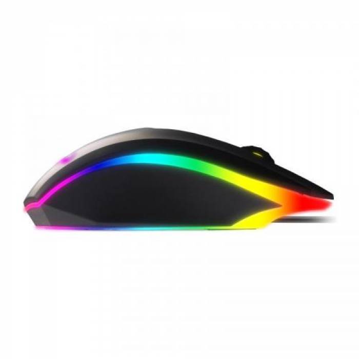 Mouse optic Riotoro Uruz Z5 Classic, RGB LED, USB, Black