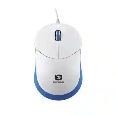 Mouse Optic Serioux Rainbow 580, USB, Blue