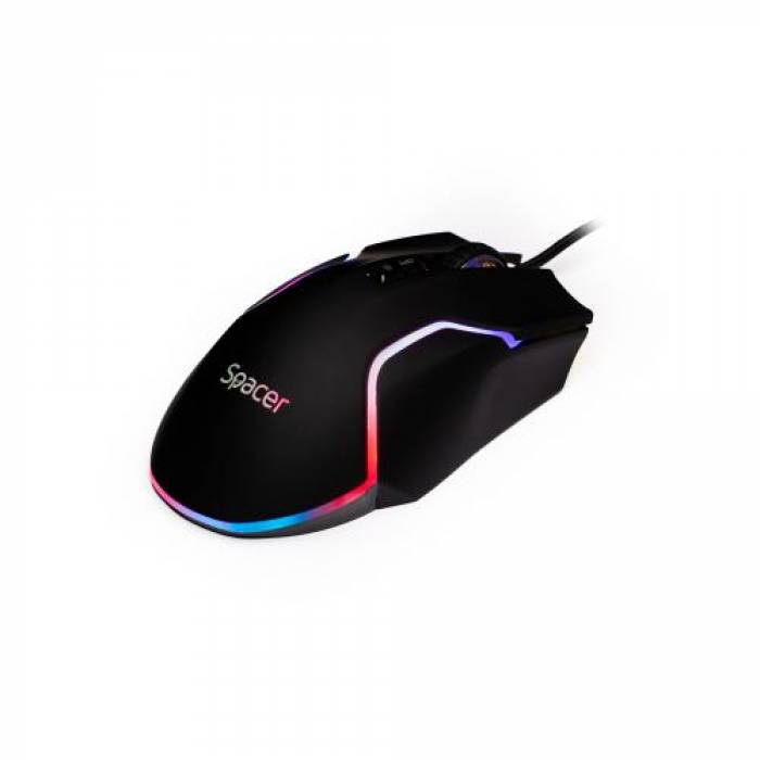 Mouse Optic Spacer SPGM-ALIEN-RACE, USB, Black