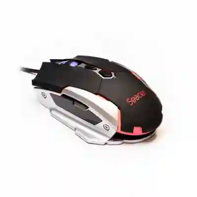 Mouse Optic Spacer SPGM-PULSAR-LITE, USB, Black-White