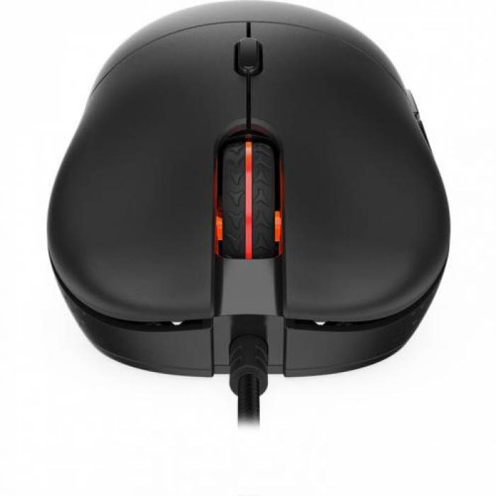 Mouse Optic SPC Gear GEM Plus RGB, USB, Black