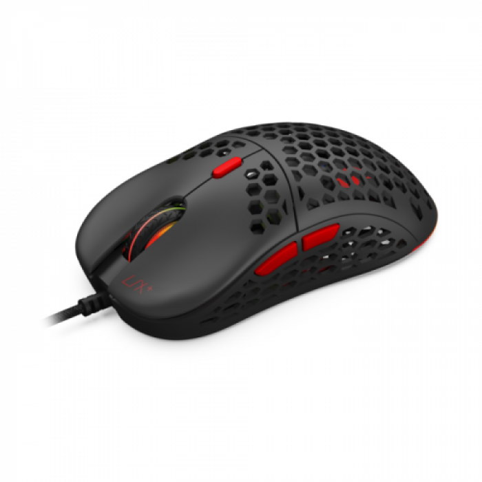 Mouse Optic SPC Gear LIX Plus, USB, Black