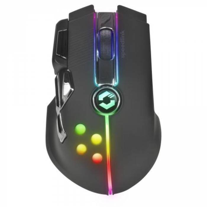 Mouse Optic Speedlink Imperior, USB Wireless, Black