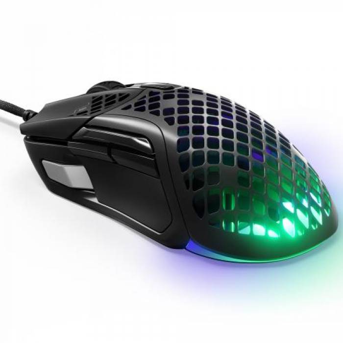 Mouse Optic SteelSeries Aerox 5, USB, Black