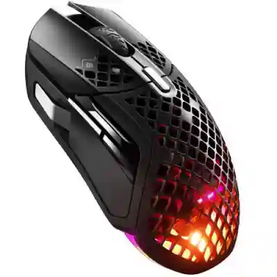 Mouse Optic SteelSeries Aerox 5, USB Wireless, Black