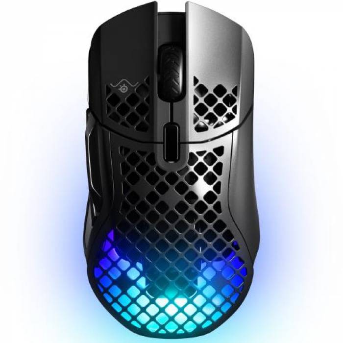 Mouse Optic SteelSeries Aerox 5, USB Wireless, Black