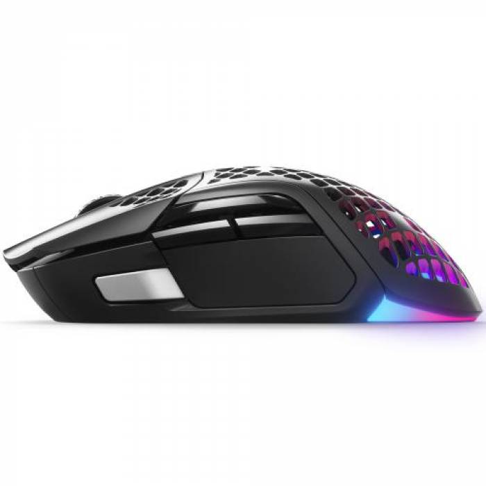 Mouse Optic SteelSeries Aerox 5, USB Wireless, Black