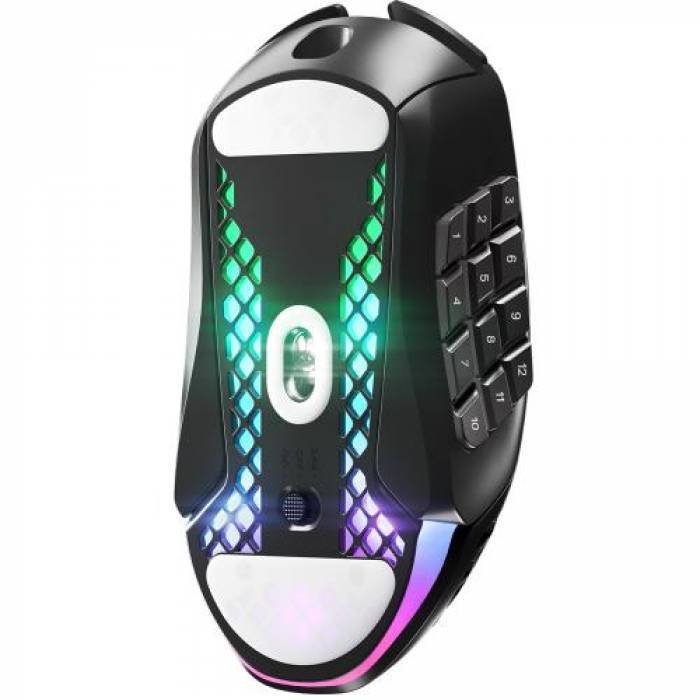 Mouse Optic SteelSeries Aerox 9, USB Wireless, Black