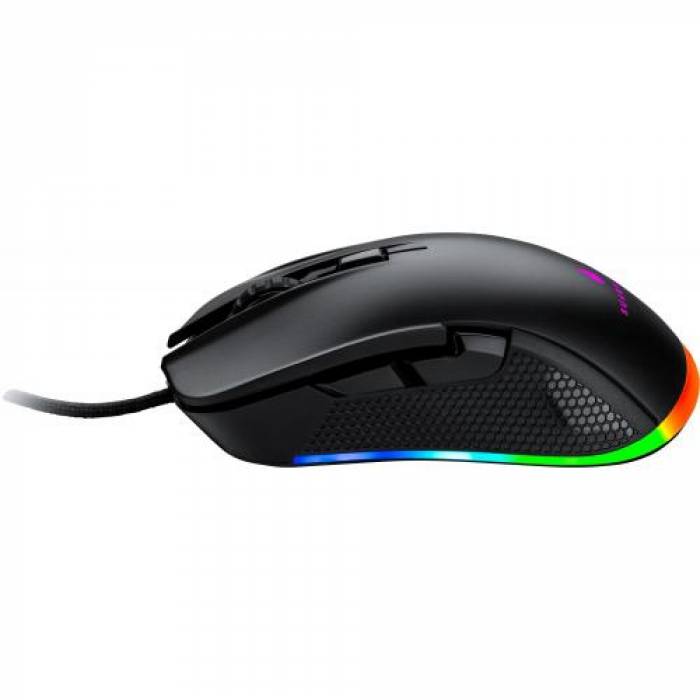 Mouse Optic SureFire by Verbatim Buzzard Claw, RGB LED, USB, Black