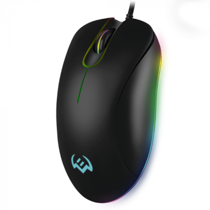 Mouse Optic SVEN RX-G830 RGB, USB, Black