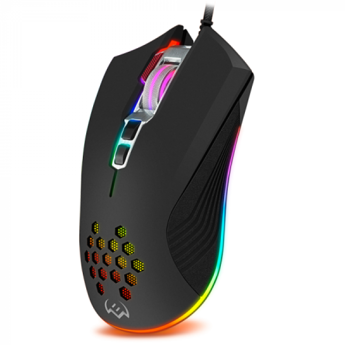 Mouse Optic SVEN RX-G850 RGB, USB, Black