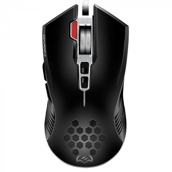 Mouse Optic SVEN RX-G850 RGB, USB, Black