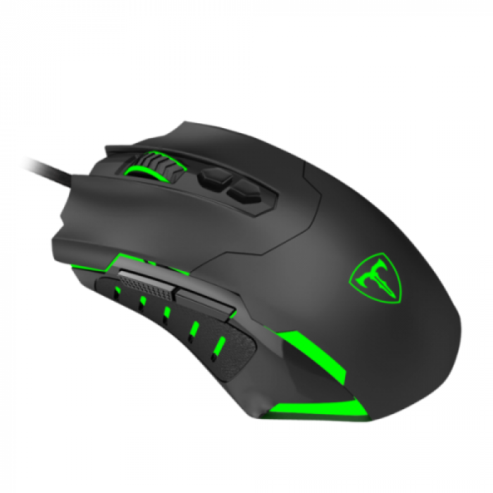 Mouse optic T-Dagger Brigadier, USB, Black