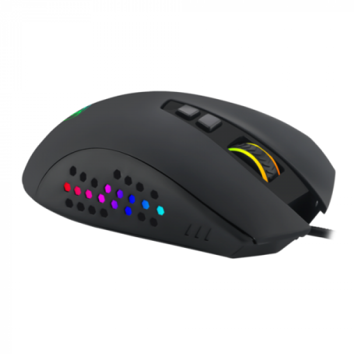 Mouse Optic T-Dagger Captain, RGB LED, USB, Black