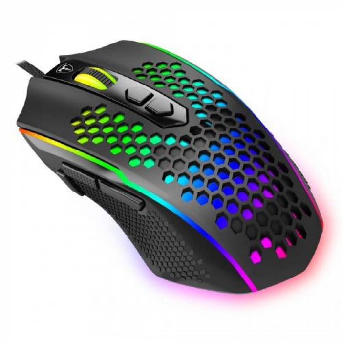 Mouse Optic T-Dagger Imperial, USB, Black