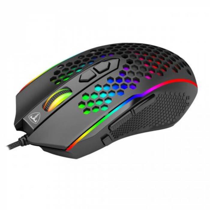 Mouse Optic T-Dagger Imperial, USB, Black